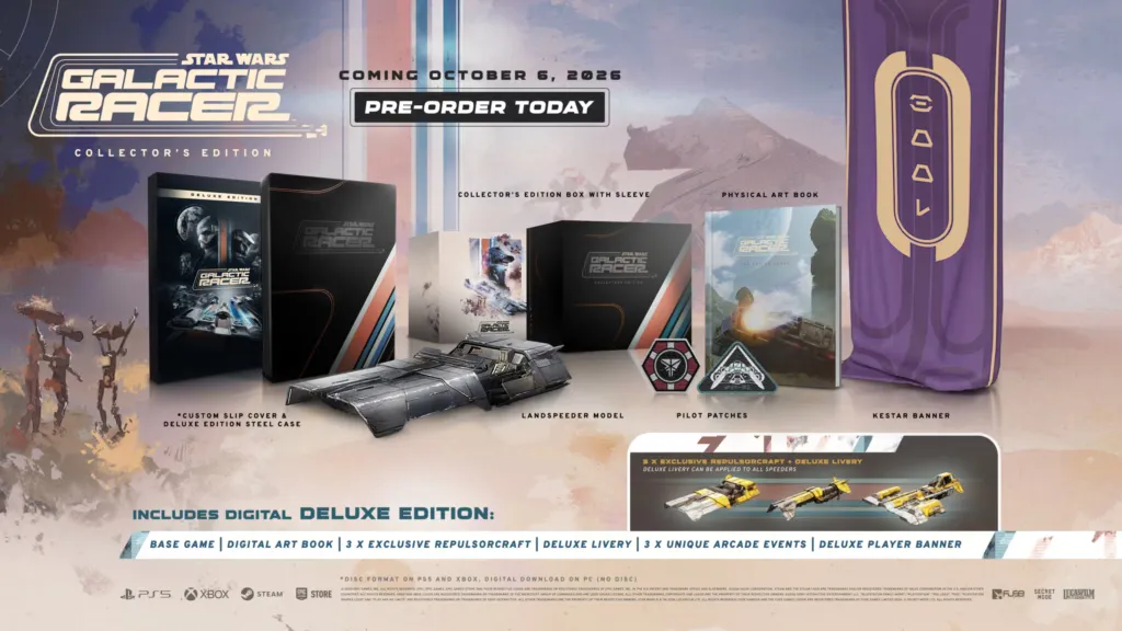 Star Wars Galactic Racer finally gets a release date and yes, there's a collector's edition that will empty your wallet faster than the Kessel Run