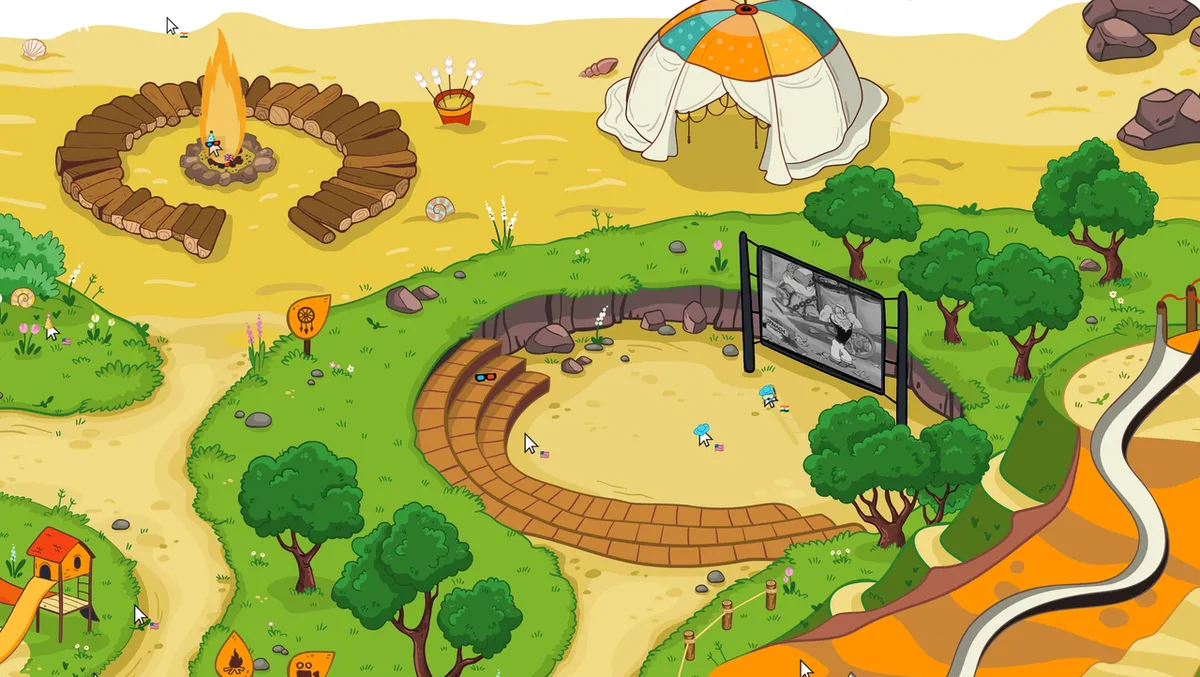Infinite Craft creator's new game turns your mouse cursor into an MMO character